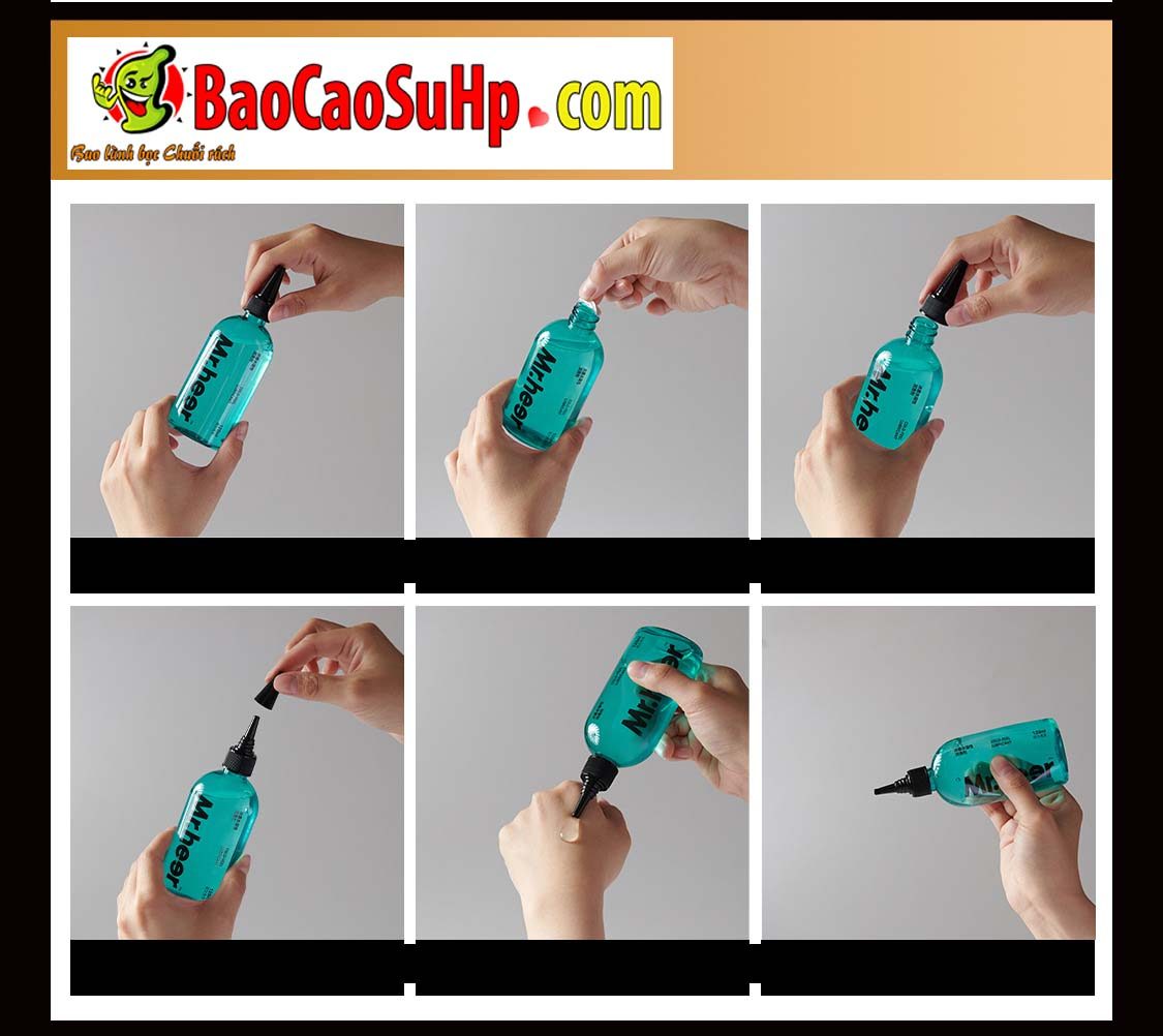 gel boi tron silicone Mr HEER 19 - Gel bôi trơn Silicone Hàn Quốc Mr Heer chuyên dùng cho quan hệ mềm mượt 120ml