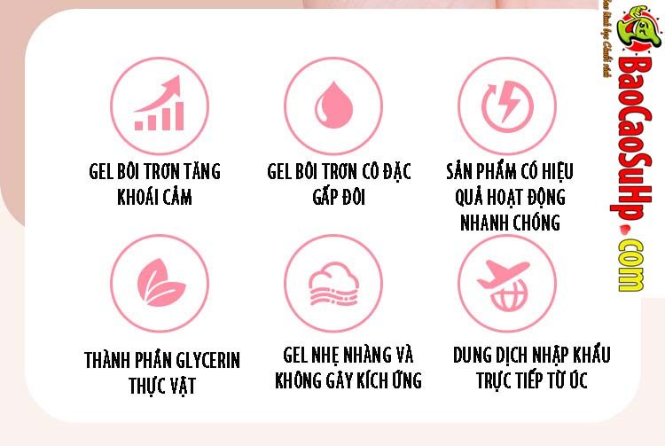 Gel bôi trơn Svakom Zemalia PINK 18g Mỹ tăng khoái cảm