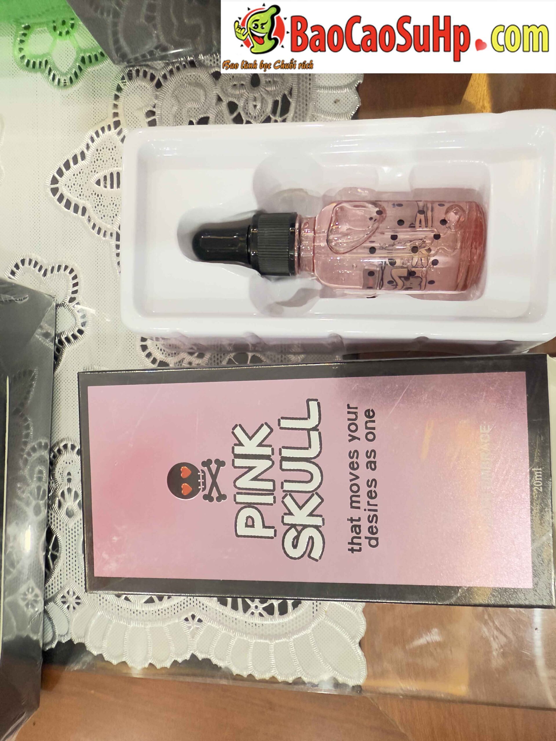 Gel bôi trơn Kimijima A điểm G Mizzzee Pink Skull 20ml chuẩn êm mượt tăng khoái cảm