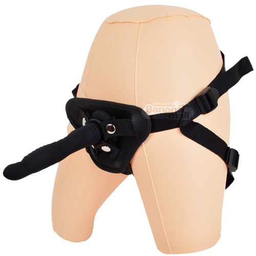 Silicone Strap-On Dildo 7 Vibration Modes Soft Safe