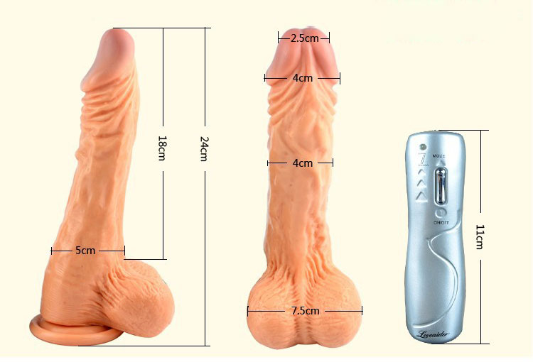 Dương Vật Giả Silicon Ngoáy 360 Độ Tình Yêu Sung Sướng