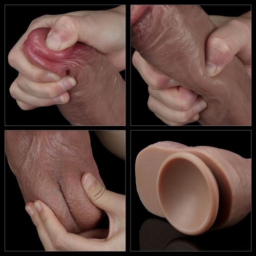 Dương Vật Giả Dán Tường Silicon Cao Cấp Mềm Mịn Size Lớn Lovetoy