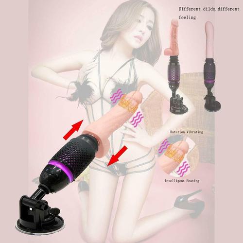 Dương Vật Giả Siêu Mạnh Tự Động Rung Thụt Sưởi Ấm Điều Khiển