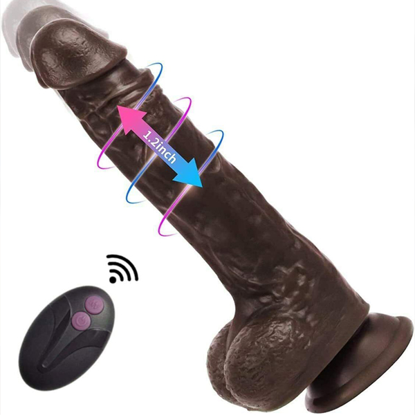 Dương Vật Giả Đa Năng Rung Thụt Sưởi Ấm Điều Khiển Từ Xa