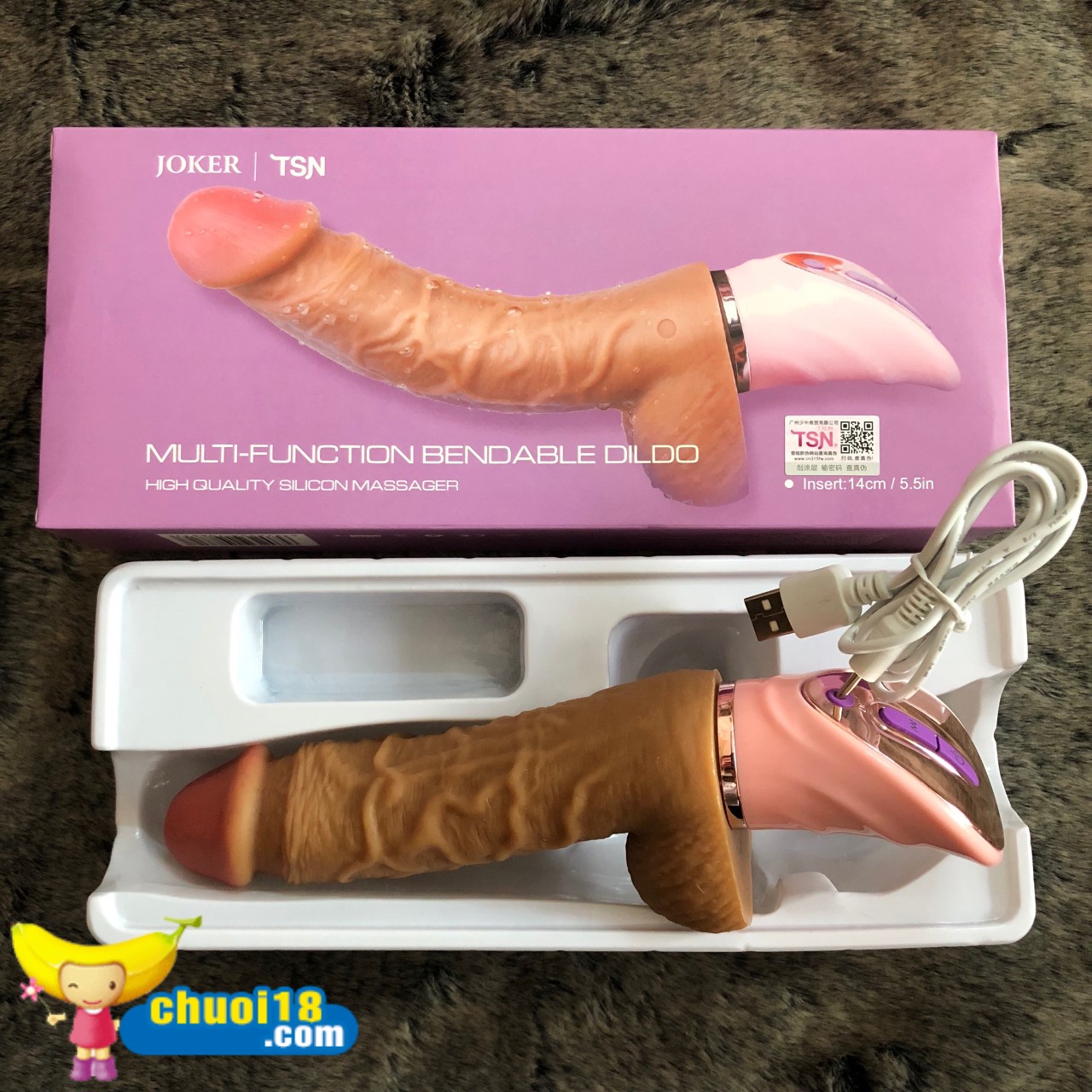 Realistic Soft Silicone 7-Mode Vibrator Flexible
