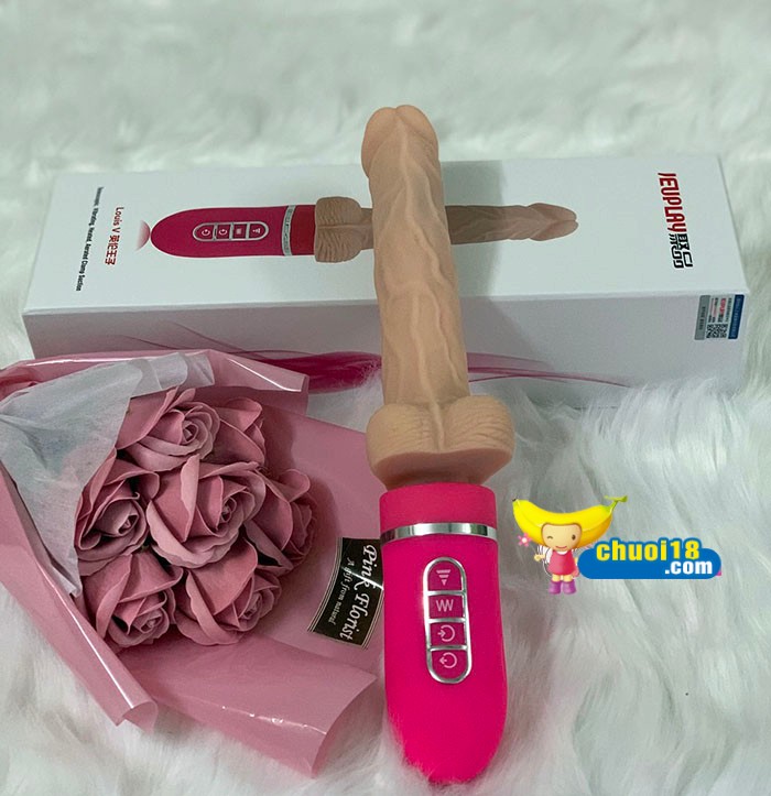 Dương Vật Giả Silicon Cao Cấp Rung Thụt Tự Động Bơm Hơi Sưởi Ấm Kích Thích Mạnh