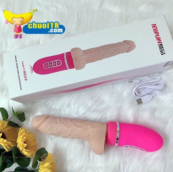 Dương Vật Giả Silicon Cao Cấp Rung Thụt Tự Động Bơm Hơi Sưởi Ấm Kích Thích Mạnh