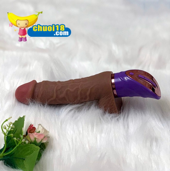Dương Vật Giả Silicon Mềm Như Thật Loveaider Rung Ngoáy Sưởi Ấm