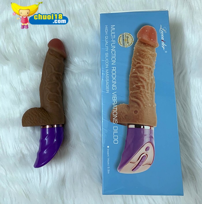 Dương Vật Giả Silicon Mềm Như Thật Loveaider Rung Ngoáy Sưởi Ấm