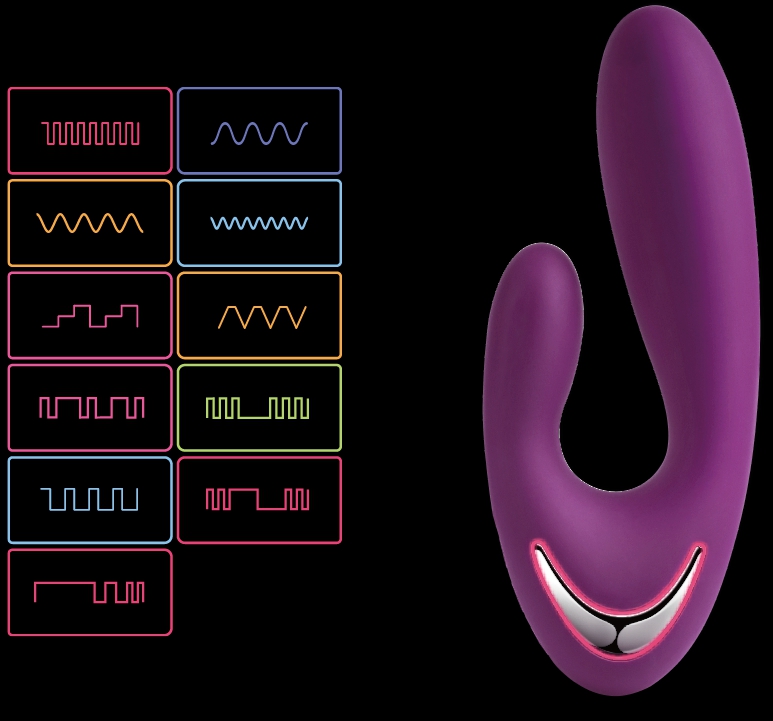 Dương vật giả 2 đầu rung sưởi ấm Svakom Vesper massage kích thích cực đã