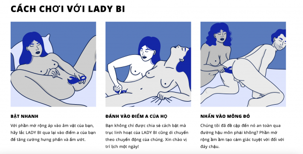 Dương Vật Giả Fun Factory LADY BI - Siêu Rung Thụt Cao Cấp Nhập Đức