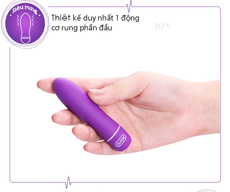 Que Rung Mini Durex S-viber Đa Tần Cao Cấp Gây Kích Thích Que Rung Mini Durex S-viber Đa Tần Cao Cấp Gây Kích Thích