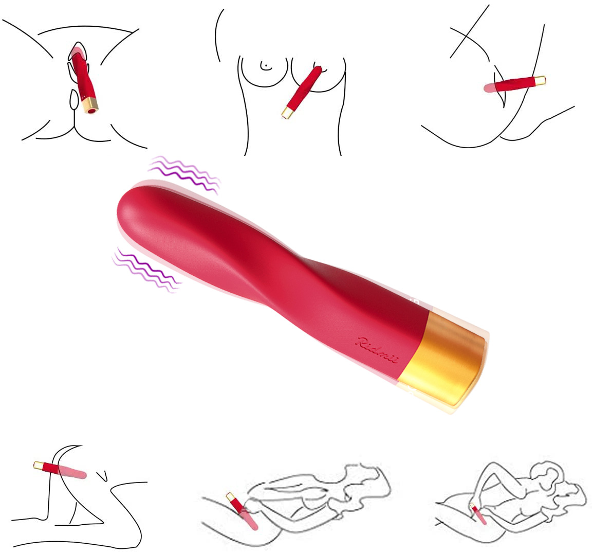 Que rung mini ngụy trang son kích thích 10 chế độ Que rung mini ngụy trang son kích thích 10 chế độ