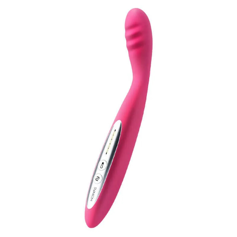 Massage Mini Điểm G Cao Cấp Rung 25 Chế Độ - Kèm Sưởi Ấm - SVAKOM Alinaia
