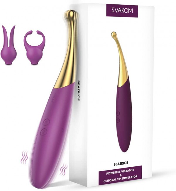 Que Rung Mini Svakom Beatrice USA Siêu Mạnh Đầu Phụ Đa Năng