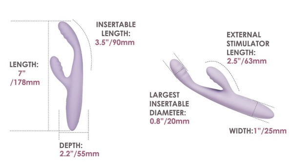 Que Massage Mini Rung Điểm G Sưởi Ấm Điều Khiển Qua Điện Thoại