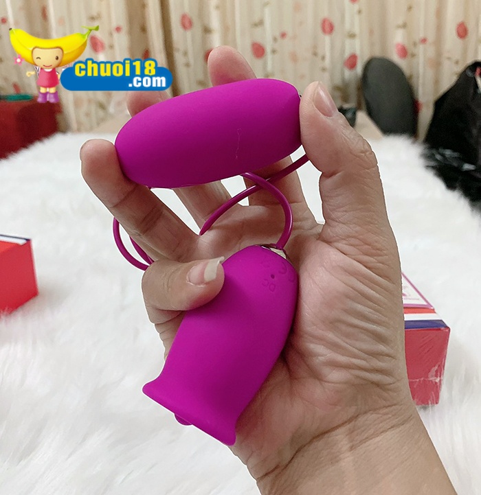 Trứng Rung 2 Đầu PrettyLove Daisy Cao Cấp Thỏa Mãn Tối Ưu