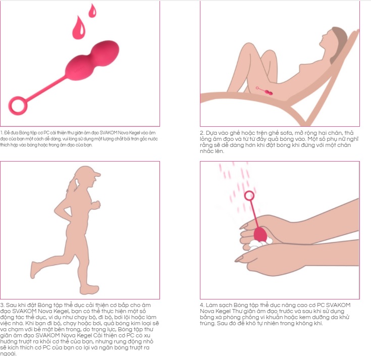 Bóng Kegel Se Khít Âm Đạo Svakom Nova Mỹ Chính Hãng Giá Tốt