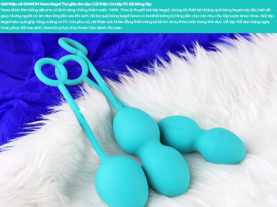 Bóng Kegel Se Khít Âm Đạo Svakom Nova Mỹ Chính Hãng Giá Tốt