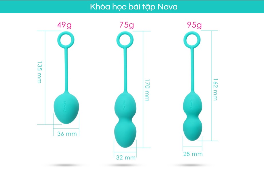 Bóng Kegel Se Khít Âm Đạo Svakom Nova Mỹ Chính Hãng Giá Tốt