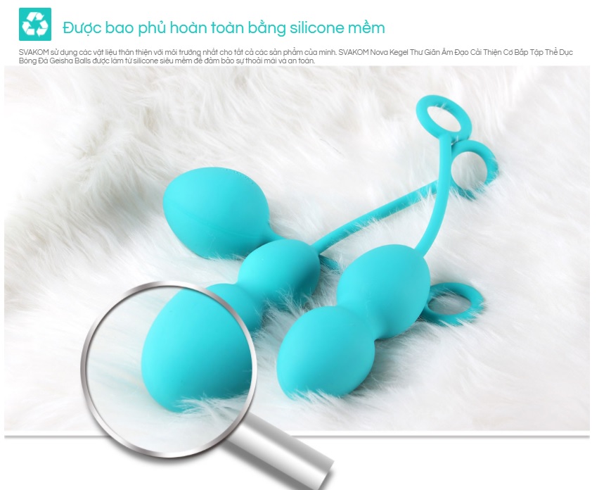 Bóng Kegel Se Khít Âm Đạo Svakom Nova Mỹ Chính Hãng Giá Tốt