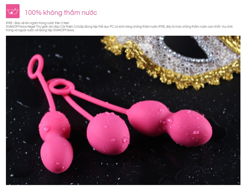 Bóng Kegel Se Khít Âm Đạo Svakom Nova Mỹ Chính Hãng Giá Tốt