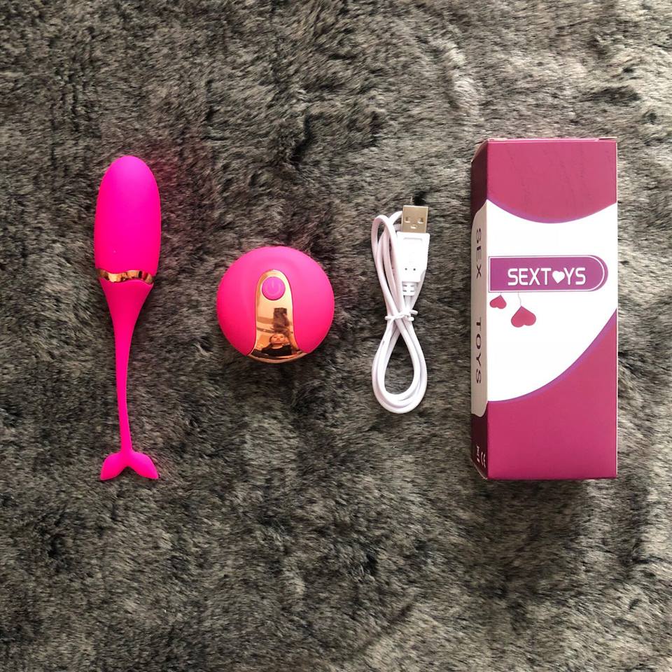 Trứng Rung Silicon Bluetooth Sạc Pin cao cấp Hấp dẫn Chú Cá Heo