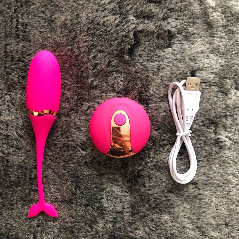 Trứng Rung Silicon Bluetooth Sạc Pin cao cấp Hấp dẫn Chú Cá Heo