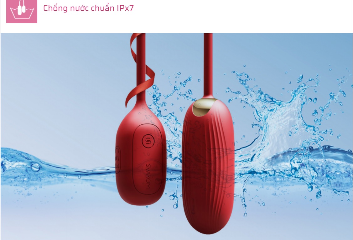 Trứng rung Svakom Muse cao cấp theo điệu nhạc loa bluetooth pin sạc tiện lợi