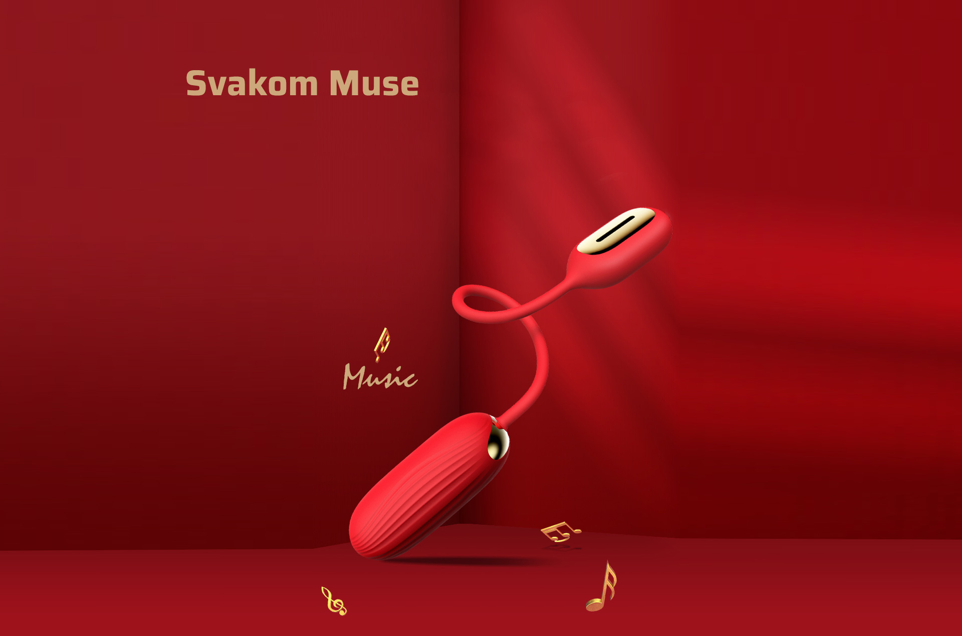 Trứng rung Svakom Muse cao cấp theo điệu nhạc loa bluetooth pin sạc tiện lợi