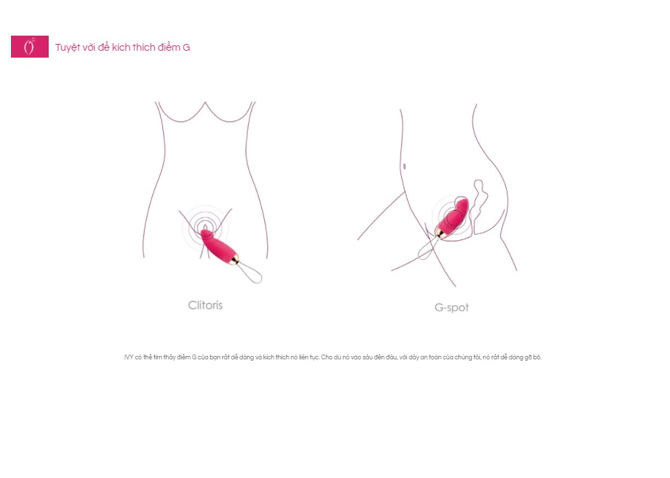 Trứng Rung Svakom IVY Mỹ Remote Đa Chức Năng Kích Thích G