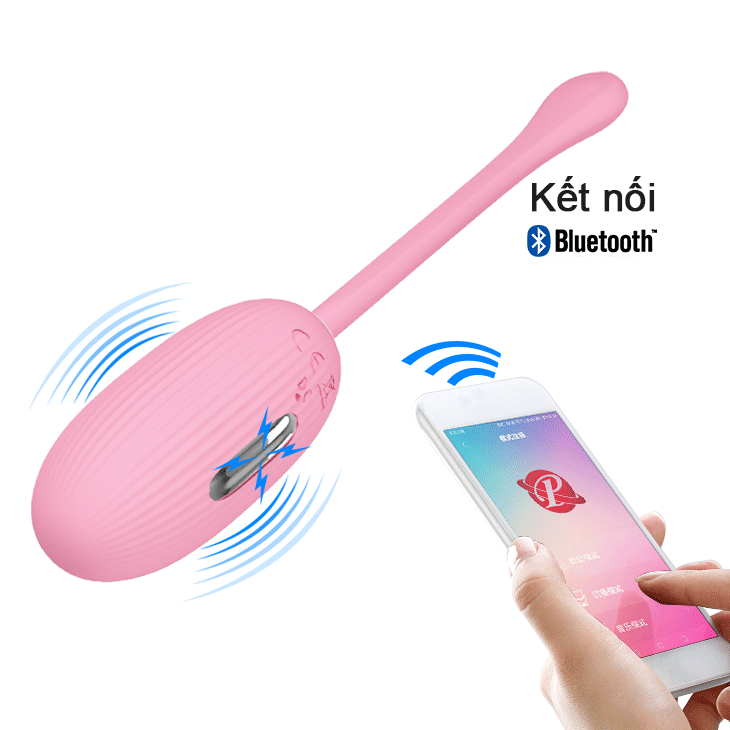 Trứng rung cao cấp điều khiển điện thoại Prettylove Doreen 