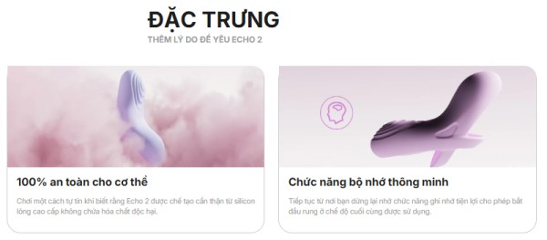 Trứng Rung Gắn Quần Chip Svako Echo 2 Điều Khiển Wifi Sưởi Ấm Cao Cấp
