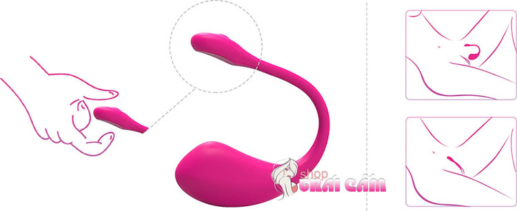 Trứng rung Lovense Lush 2 cao cấp điều khiển từ xa qua điện thoại