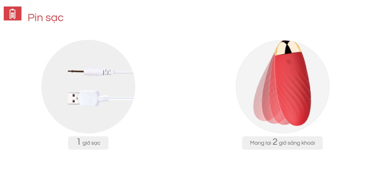 Trứng rung Svakom Ella Neo điều khiển điện thoại size nhỏ tiện lợi