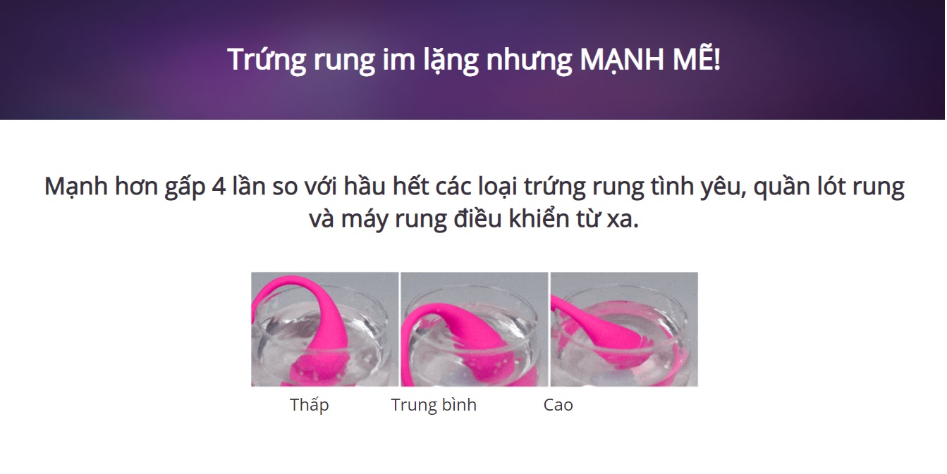 Trứng Rung Lovense Cao Cấp Điều Khiển Qua Điện Thoại An Toàn Tiện Lợi