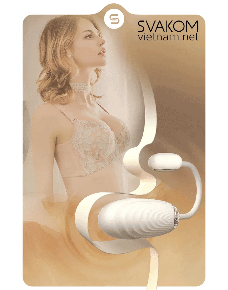 Trứng Rung Thông Minh SVAKOM Aravinda Điều Khiển Qua App Toàn Cầu