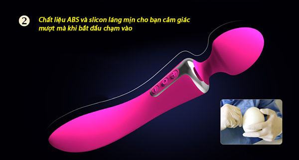 Chày Massage Rung 2 Đầu Leten Nhật Bản - Kích Thích Mạnh Mẽ