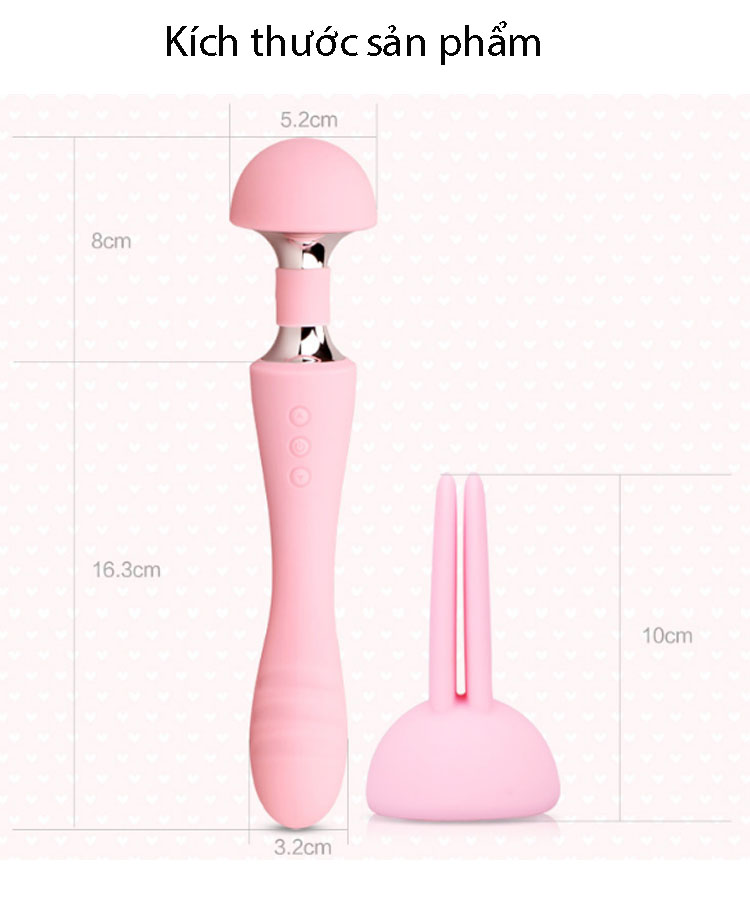 Chày Rung Hai Đầu Siêu Mạnh I7 Magic Kích Thích Tột Đỉnh