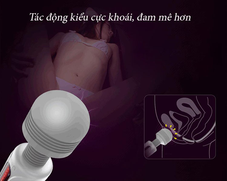 Chày rung Letten Lightning sạc pin siêu mạnh có sưởi