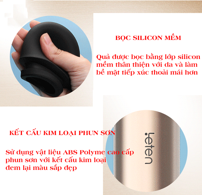 Chày Rung Leten Nhật Bản Siêu Mạnh Sưởi Ấm Tăng Khoái Cảm Chày Rung Leten Nhật Bản Siêu Mạnh Sưởi Ấm Tăng Khoái Cảm