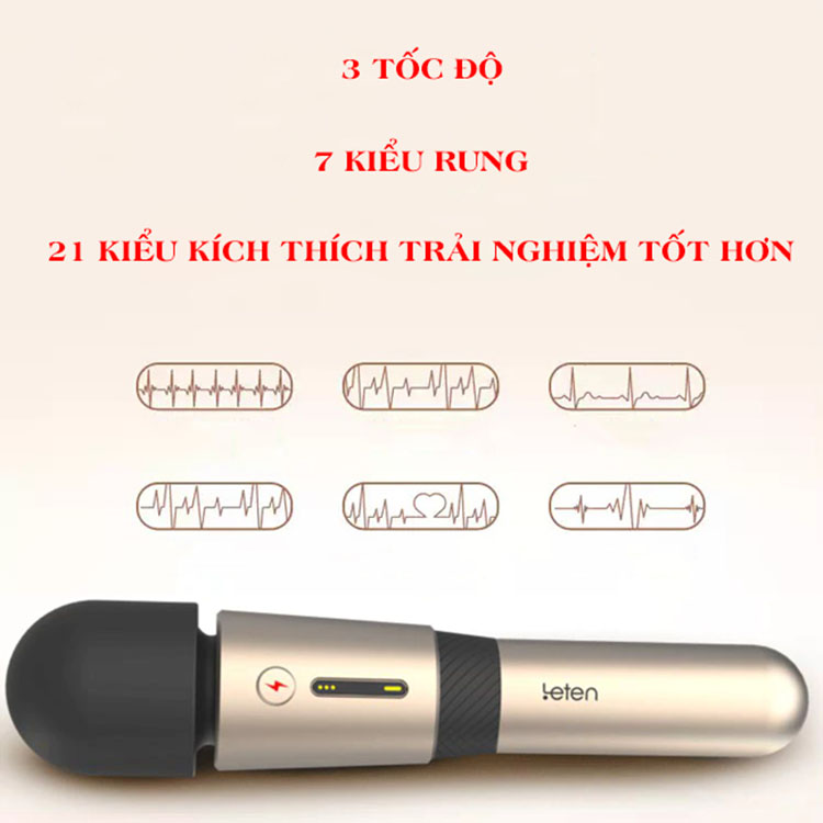 Chày Rung Leten Nhật Bản Siêu Mạnh Sưởi Ấm Tăng Khoái Cảm Chày Rung Leten Nhật Bản Siêu Mạnh Sưởi Ấm Tăng Khoái Cảm