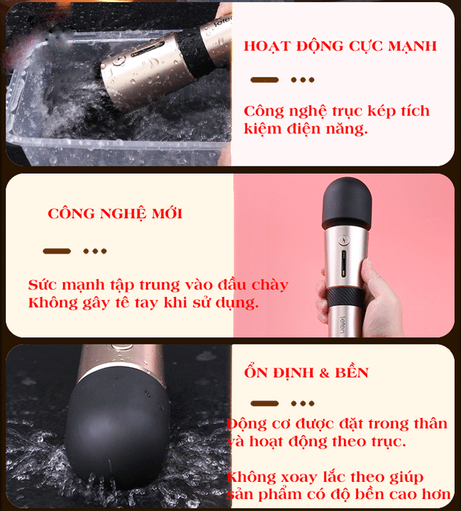 Chày Rung Leten Nhật Bản Siêu Mạnh Sưởi Ấm Tăng Khoái Cảm Chày Rung Leten Nhật Bản Siêu Mạnh Sưởi Ấm Tăng Khoái Cảm