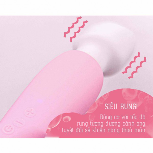 Chày Rung Denma Super Siêu Mạnh, Massage Sâu, Pin Sạc USB Nhật