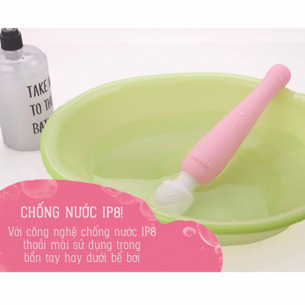 Chày Rung Denma Super Siêu Mạnh, Massage Sâu, Pin Sạc USB Nhật