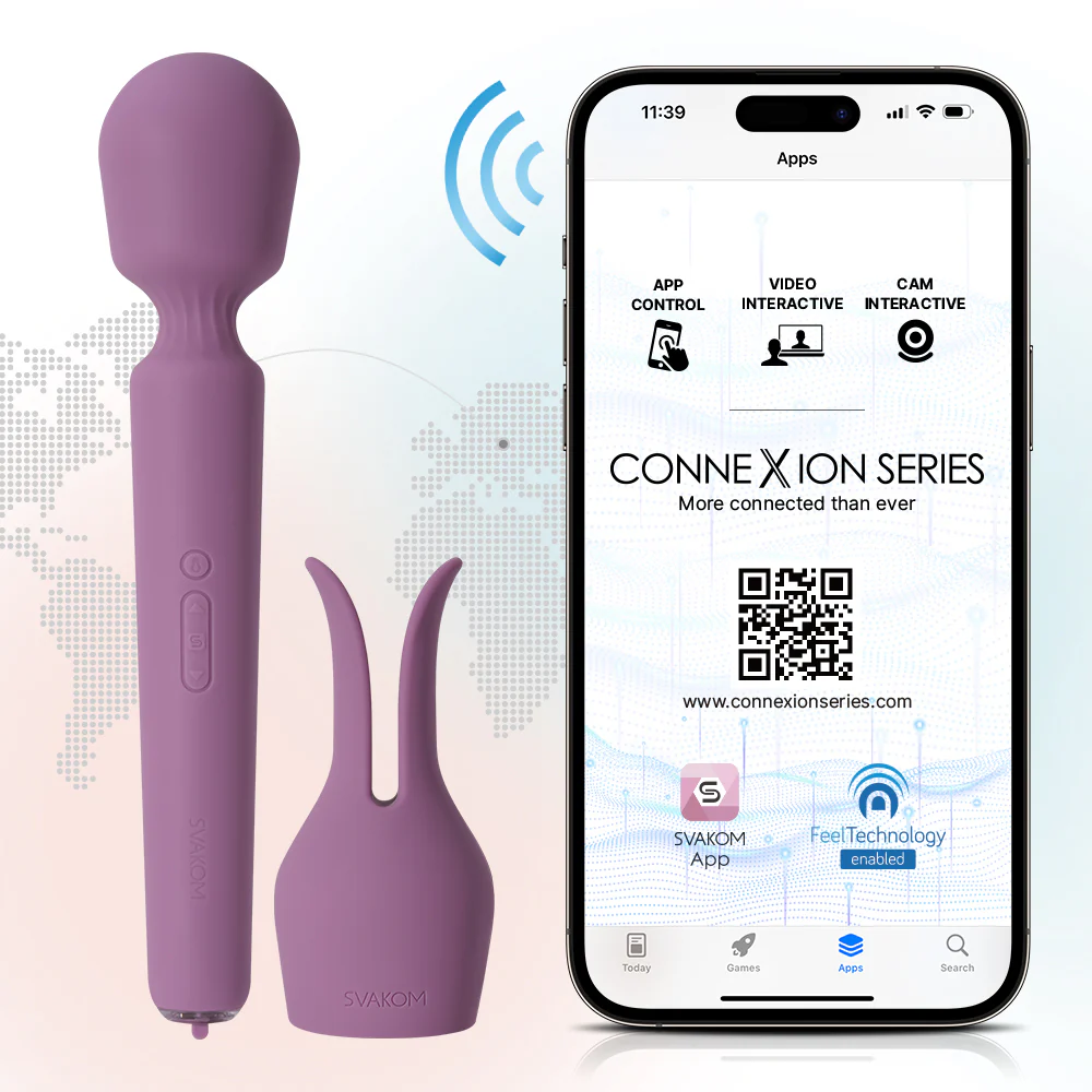 Chày Rung Svakom Siêu Mạnh Điều Khiển Từ Xa Sưởi Ấm Cao Cấp