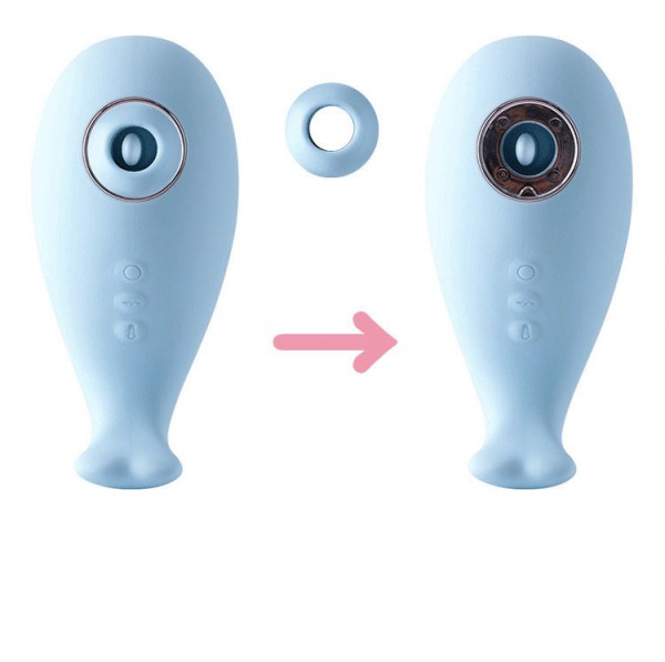 Máy Rung Hút Âm Đạo Ngực Zemalia Little Wale Siêu Mạnh Máy Rung Hút Âm Đạo Ngực Zemalia Little Wale Siêu Mạnh