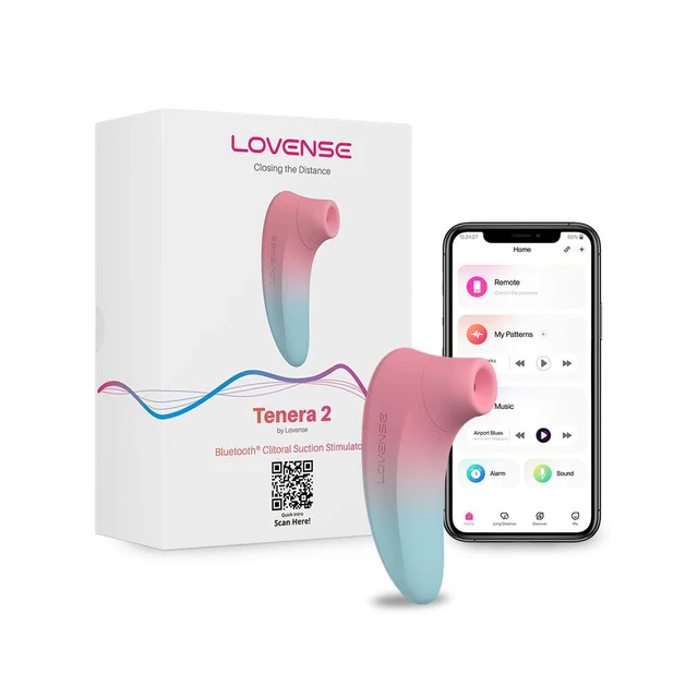 Máy Bú Hút Âm Đạo - Ngực Cao Cấp - Điều Khiển Qua App - Kết Nối Phòng Chat - Lovense Tenera 2
