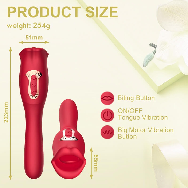 Máy Rung Đa Năng Liếm Mút Thăng Hoa Cảm Xúc Tay Cầm Tiện Lợi