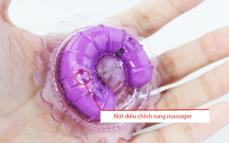 Máy mát xa nhũ hoa mini silicon rung nhẹ kích thích ham muốn